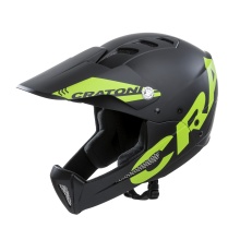 Cratoni Fahrradhelm Shakedown (Full Protection) schwarz/lime matt